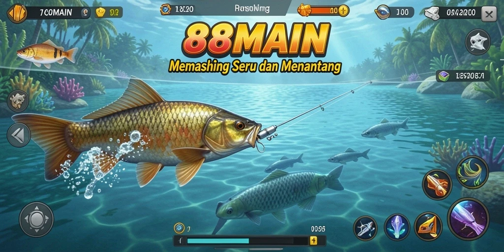 Tangkapan besar di 88MAIN yang menampilkan aksi memancing.