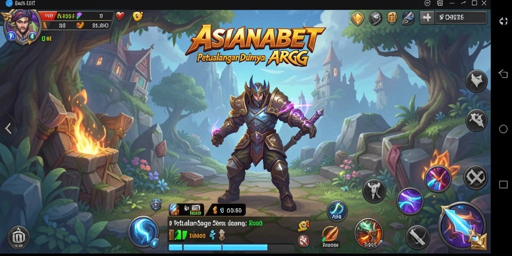 Tampilan gameplay seru dalam ASIANABET dengan pertarungan yang mendebarkan.