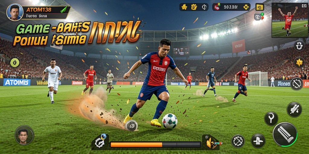 Tampilan menarik dari gameplay ATOM138 yang mendebarkan.
