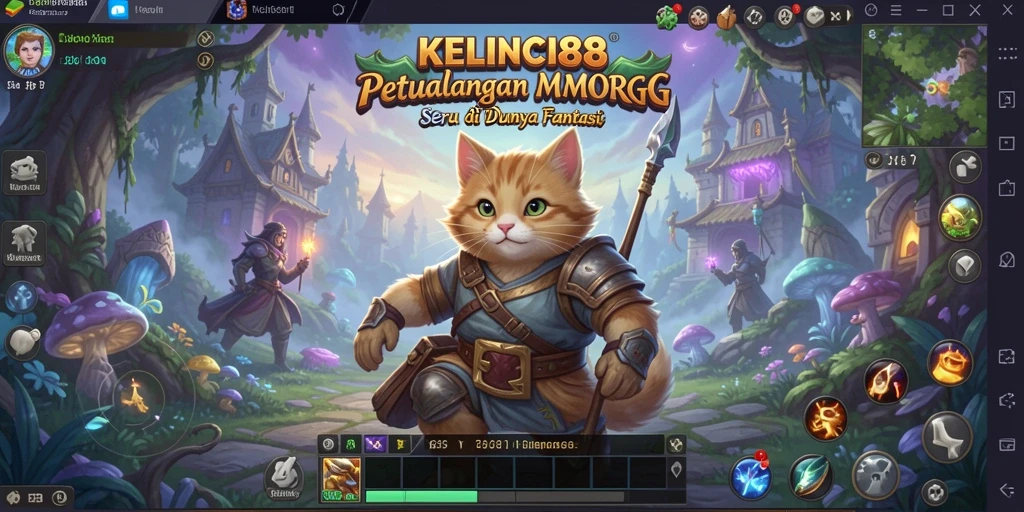 Tampilan gameplay KELINCI88 yang seru dan mendebarkan dari dunia MMORPG.