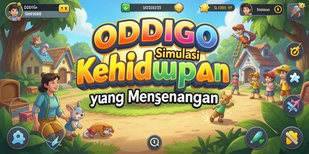 Gameplay menarik ODDIGO dengan karakter dan lingkungan yang realistis.