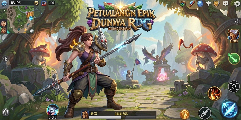 Tampilan gameplay yang menarik dan seru dalam RVIP5.