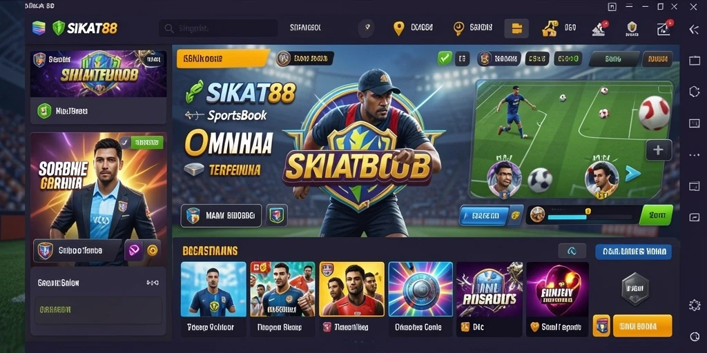 Tampilan SIKAT88 menampilkan pengalaman taruhan seru dan interaktif.
